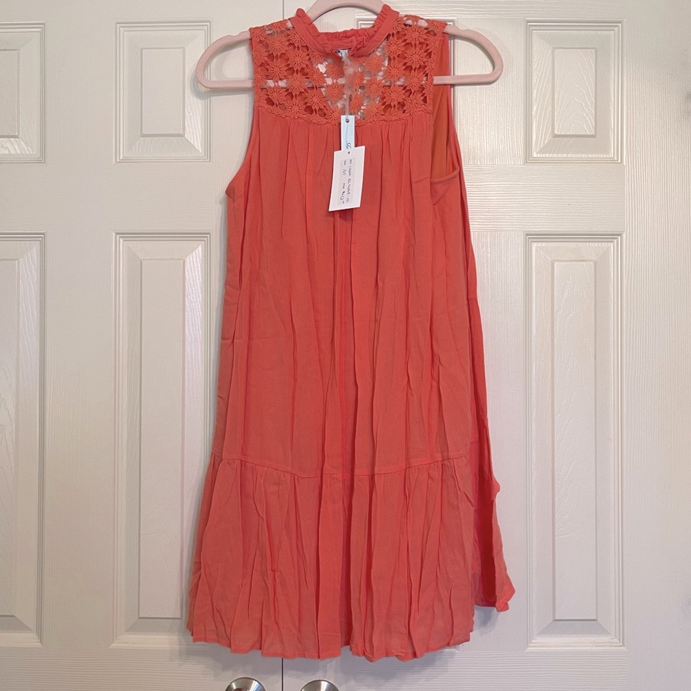 Melon colored dress NWT